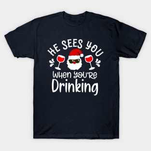 Santa Claus Is Watching You T-Shirt